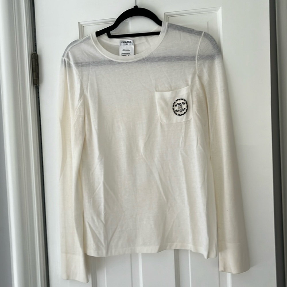 Chanel cotton long sleeve top